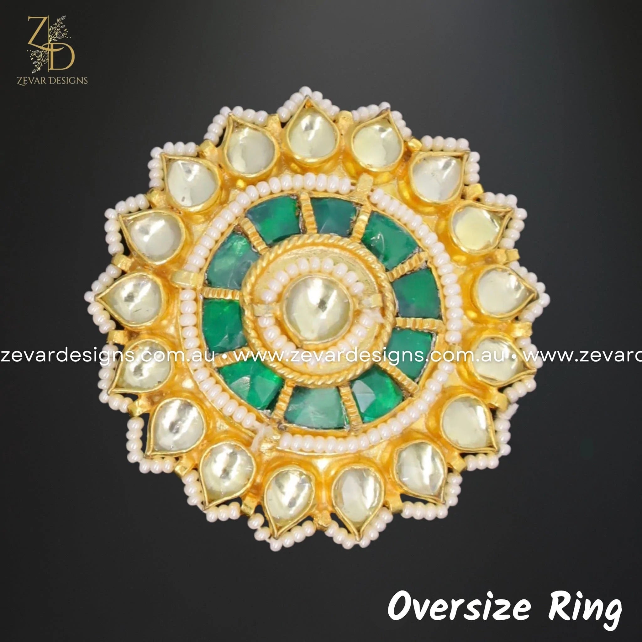 Kundan rings online design