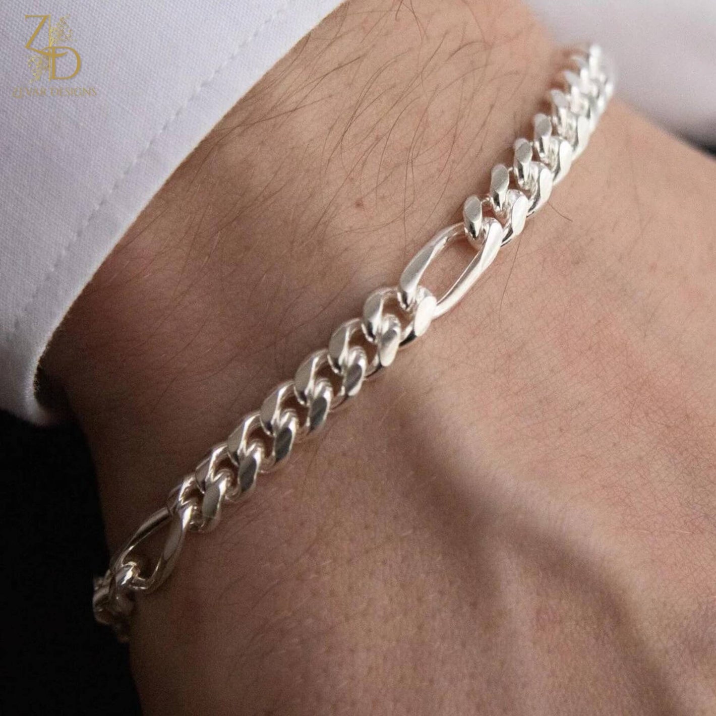 Zevar-Designs-Silver-Men-Bracelets