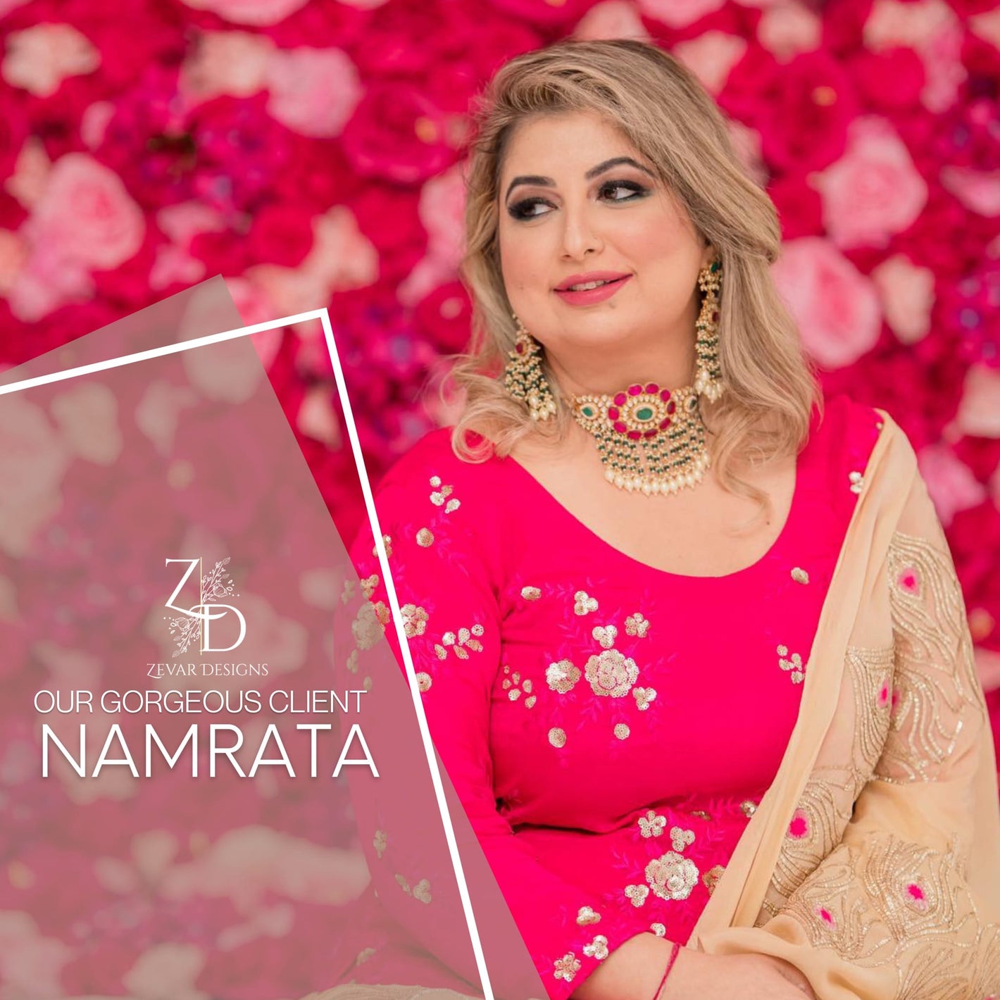 Namrata in Zevar Designs Jewelry