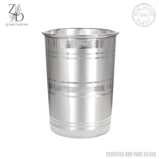 Zevar Designs - Australia’s Premium Fashion Jewellery Store Silver Glass Silver Glass - Medium (999 Purity)