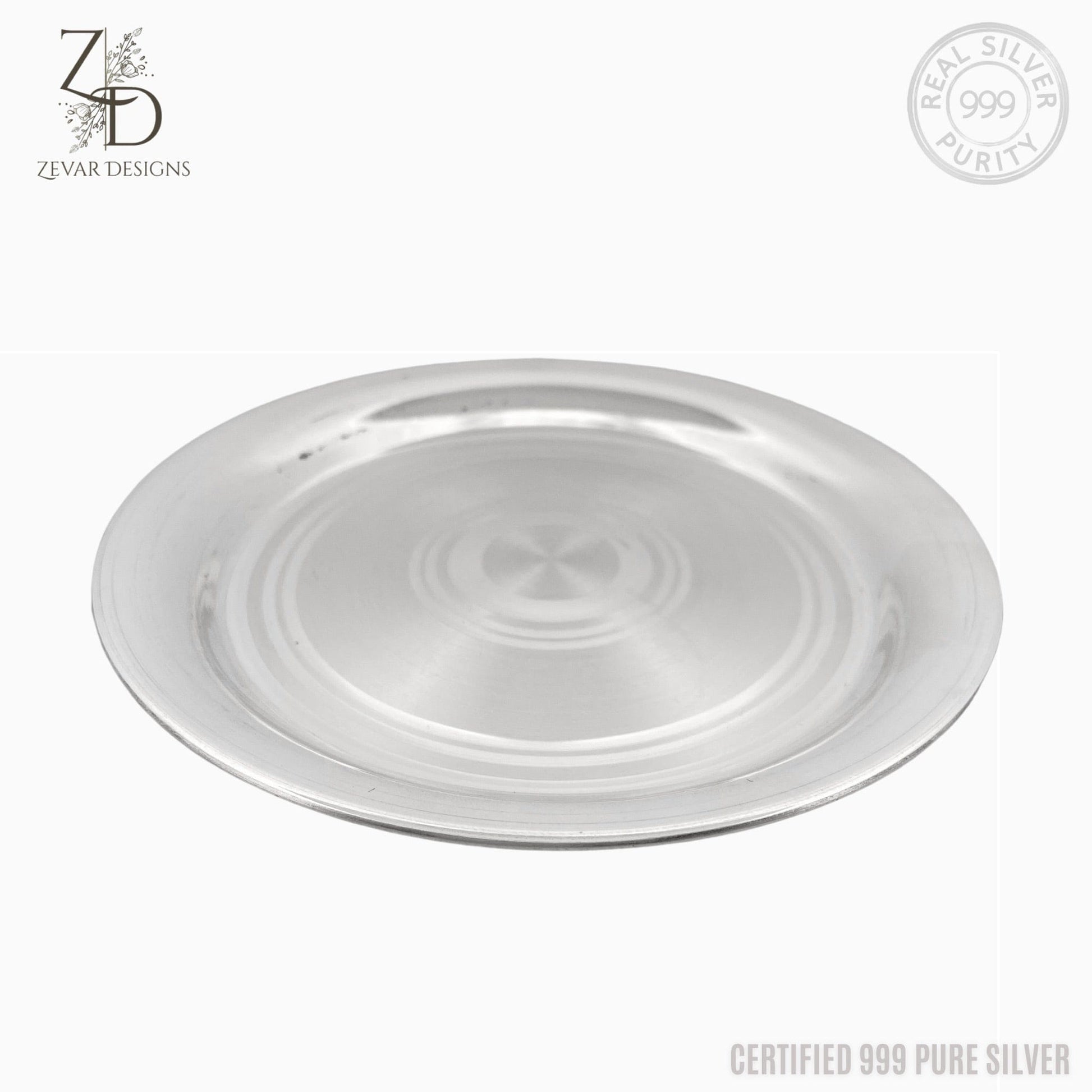 Zevar Designs - Australia’s Premium Fashion Jewellery Store Silver Plate Silver Plate - Medium (999 Purity)