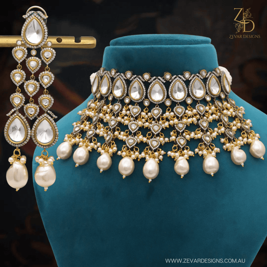 Kundan choker hot sale set price