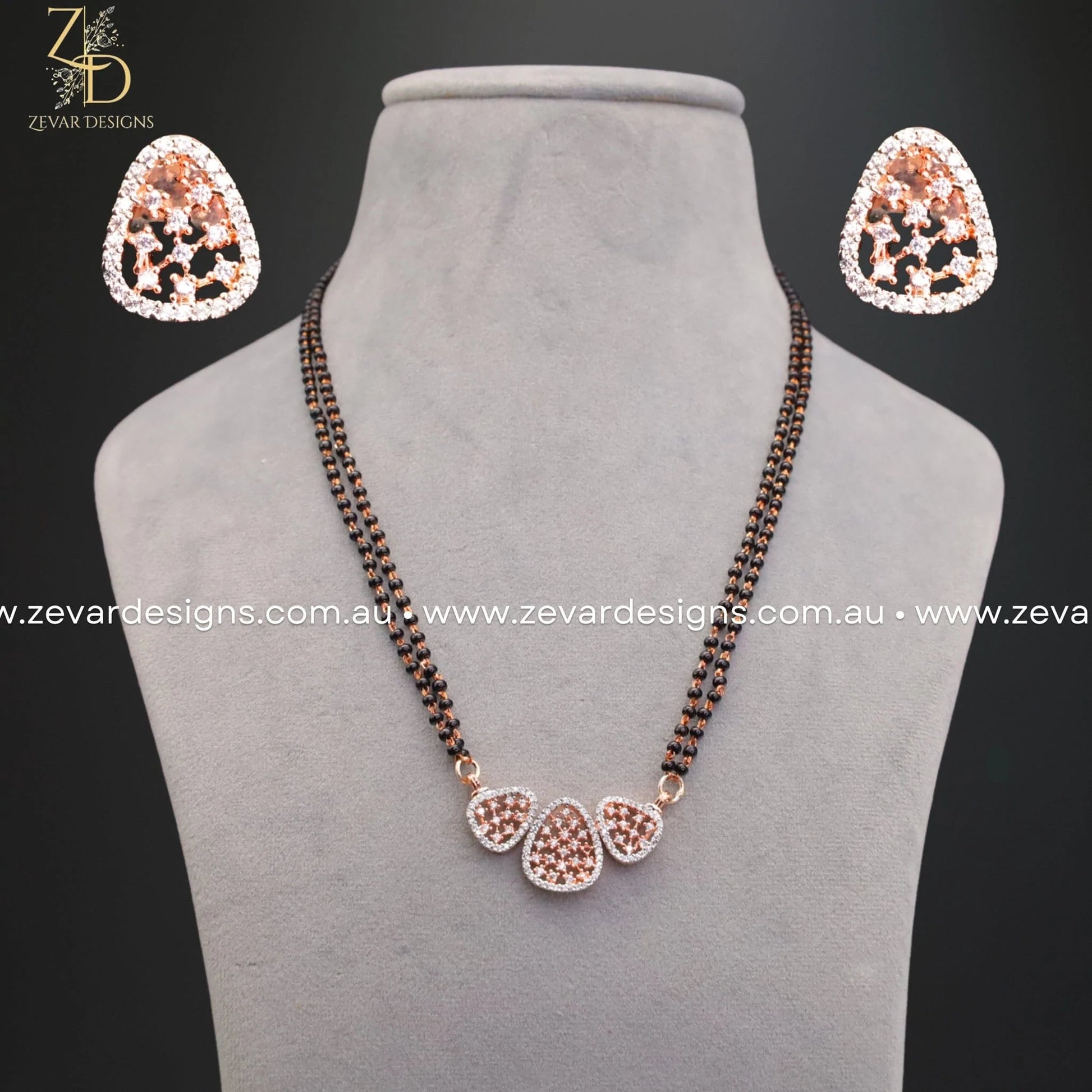 Mangalsutra online rose gold