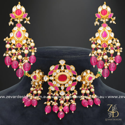 Zevar Designs Necklace Sets Choker Set Pachi Kundan