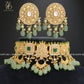 Zevar Designs Designer Necklace Sets Kundan Choker Set - Mint Green