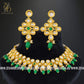 Zevar Designs Necklace Sets Kundan Necklace Set - Green