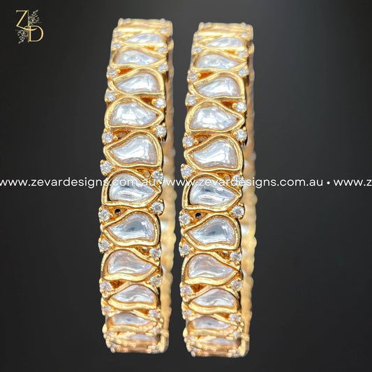 Zevar Designs Kundan Bangles Kundan Polki Bangles