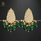 Zevar Designs Necklace Sets Kundan Polki Choker - Green