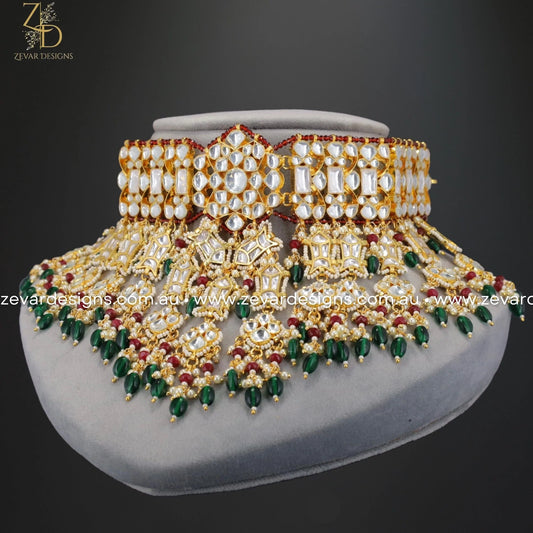 Kundan choker necklace designs deals