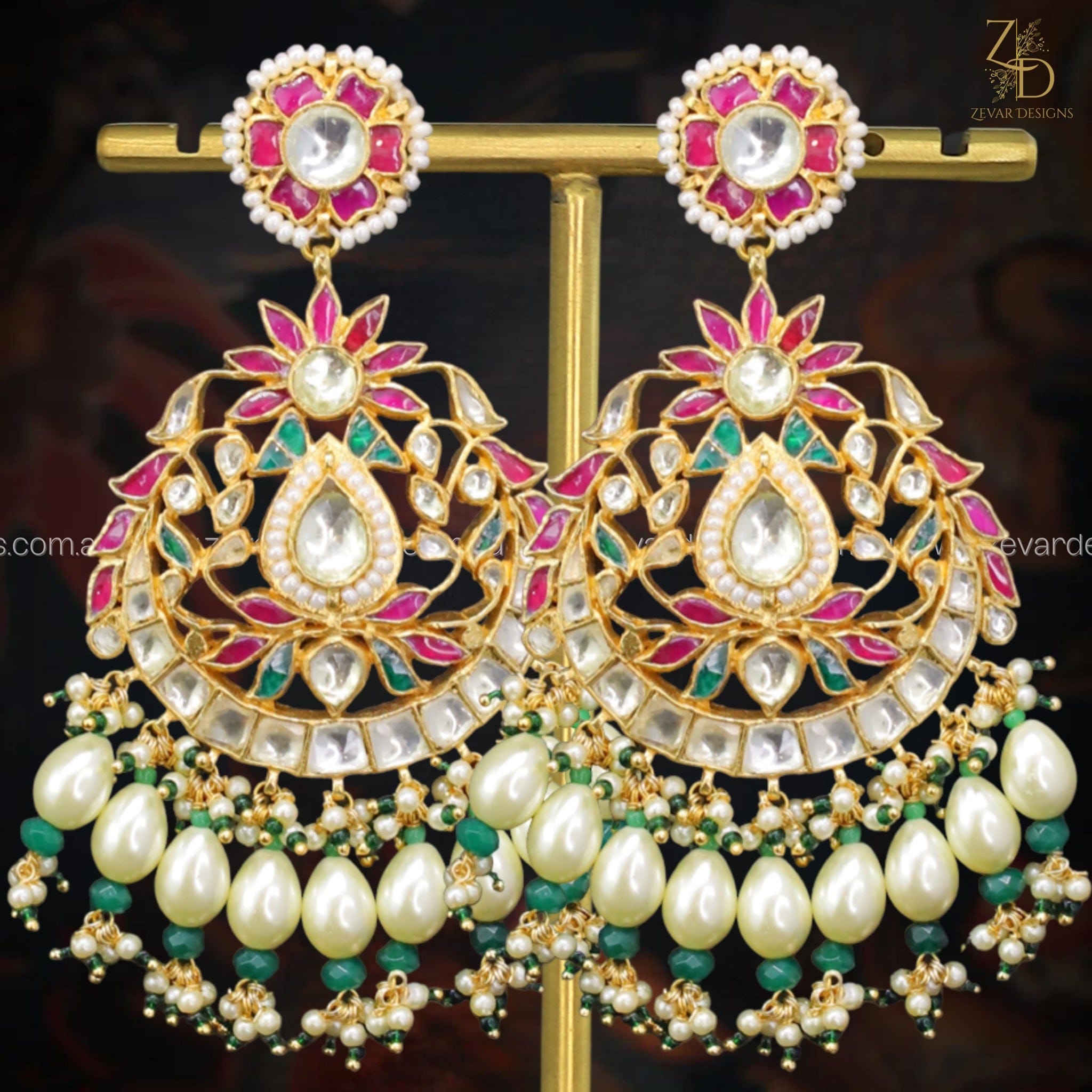 Pachi kundan earrings sale