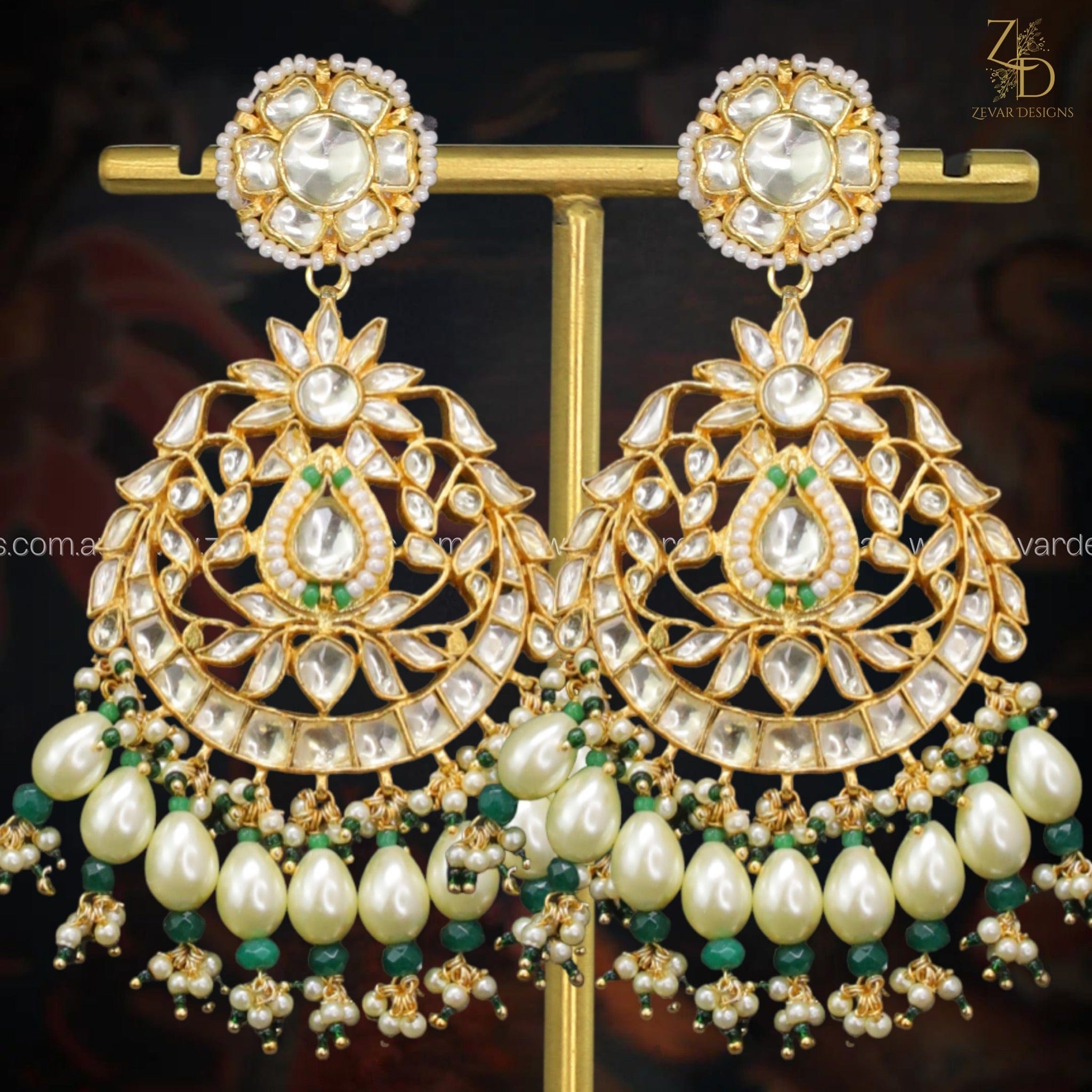 Chandbali Earrings | 22k Gold | Gold Plated Silver – Page 2