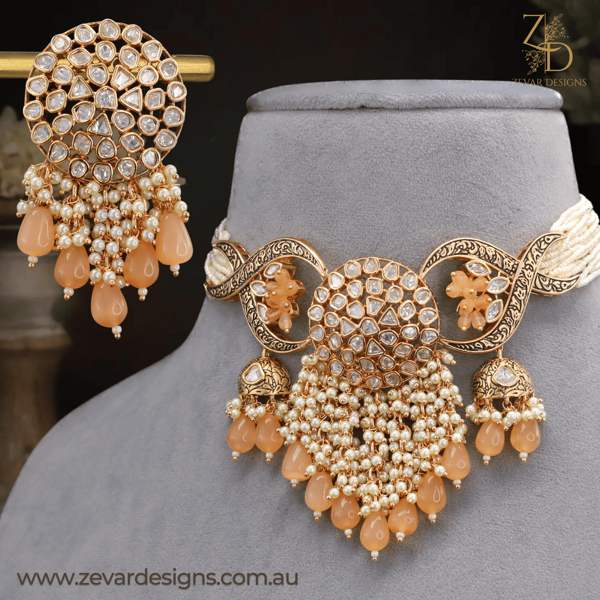 Tyaani Jewellery Real Polki Set Price Polki Set Designs With Price